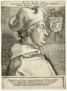 Cardinal Albrecht de Brandebourg (Le Grand Cardinal) - Albrecht Dürer