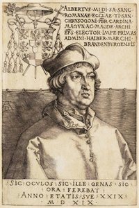 Le cardinal Albert de Brandebourg (Le petit cardinal) - Albrecht Dürer
