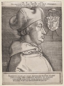 Cardinal Albrecht de Brandebourg - la grande planche - Albrecht Dürer