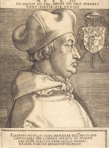 Cardinal Albrecht de Brandebourg, 1523 - Albrecht Dürer