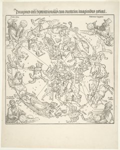 Carte céleste du ciel nord (Imagines coeli septentrionalis) - Albrecht Dürer