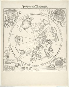 Carte céleste du ciel austral (Imagines coeli meridionalis) - Albrecht Dürer