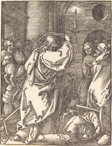 Christ Chassant les Marchands du Temple - Albrecht Dürer