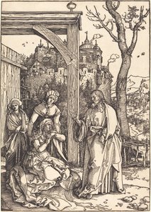 Christ prenant congé de sa mère - Albrecht Dürer