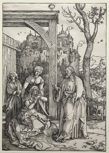 Le Christ prenant congé de sa mère - Albrecht Dürer