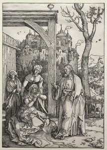 Le Christ prenant congé de sa mère, vers 1504-1505 - Albrecht Dürer