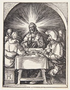 Le Christ à Emmaüs - Albrecht Dürer