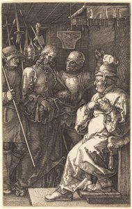 Le Christ devant Caïphe - Albrecht Dürer