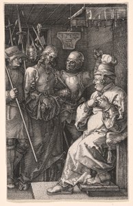 Le Christ devant Caïphe, extrait de La Passion gravée