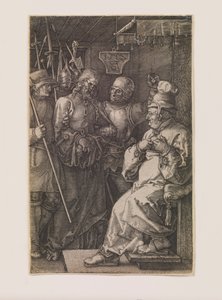 Christ devant Caïphe, de la série « La Passion gravée » - Albrecht Dürer