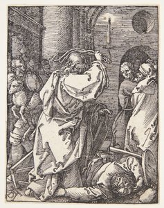 Christ chassant les marchands du Temple - Albrecht Dürer