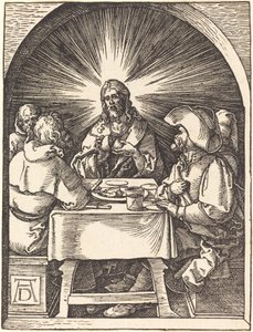Le Christ à Emmaüs - Albrecht Dürer