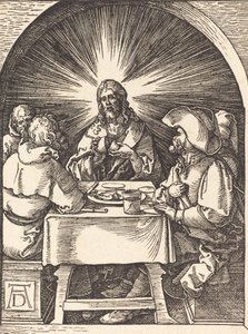 Le Christ à Emmaüs, probablement vers 1509-1510 - Albrecht Dürer