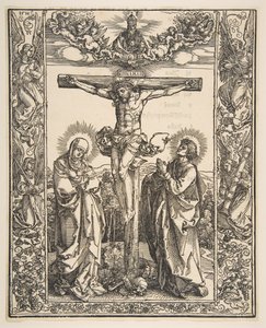 Christ en croix entre la Vierge et Saint Jean, 1516
