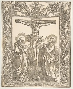 Christ en Croix entre la Vierge et Saint Jean - Albrecht Dürer