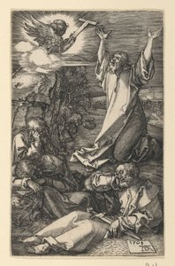 Le Christ au mont des Oliviers, de La Passion gravée - Albrecht Dürer