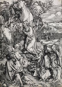 Christ au mont des oliviers, 1496-1511 - Albrecht Dürer