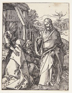 Le Christ prenant congé de sa mère - Albrecht Dürer
