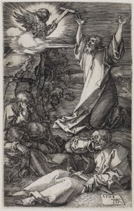 Le Christ au mont des Oliviers - Albrecht Dürer