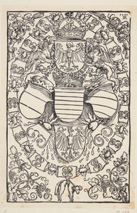 Blason de Maximilien Ier en tant que roi des Romains - Albrecht Dürer