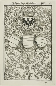 Blason de Maximilien Ier en tant que roi des Romains - Albrecht Dürer