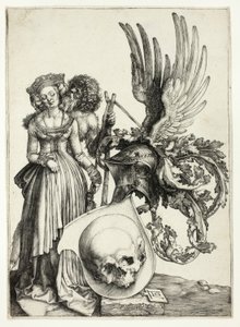 Blason avec un crâne - Albrecht Dürer