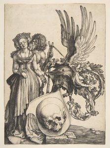 Blason avec un crâne - Albrecht Dürer