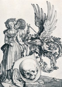 Blason avec un crâne, 1503, 1906 - Albrecht Dürer