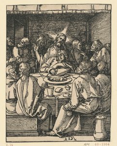La Cène (Petite Passion) - Albrecht Dürer