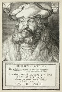 Électeur Frédéric le Sage de Saxe - Albrecht Dürer