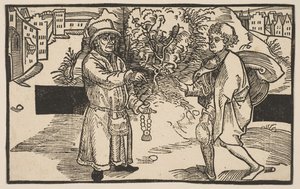 Eunuques, de La Comédie de Térence, réimpression du 19ème siècle - Albrecht Dürer