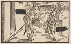Eunuchus, de La Comédie de Térence, réimpression du 19ème siècle - Albrecht Dürer