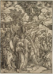 Quatre anges retenant les vents - Albrecht Dürer
