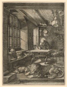 Saint Jérôme dans son étude - Albrecht Dürer