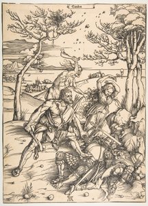 Hercule conquérant les jumeaux Molionides - Albrecht Dürer