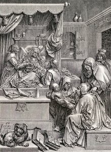 Haut-relief de la naissance de Saint Jean, 1855