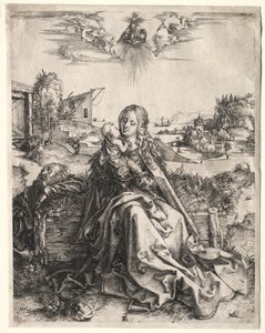 Sainte Famille avec le papillon, vers 1495 - Albrecht Dürer