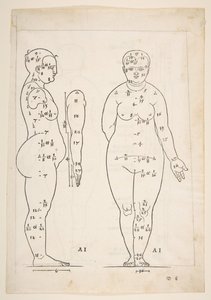 Illustration de Dürers Vier Bucher von Menslicher Proportion, Nuremberg, 1528 - Albrecht Dürer