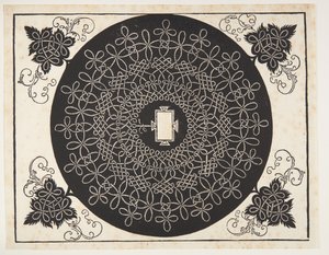 Motif de cordon entrelacé avec bouclier oblong - Albrecht Dürer