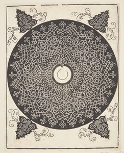 Motif de cordon entrelacé avec médaillon blanc - Albrecht Dürer