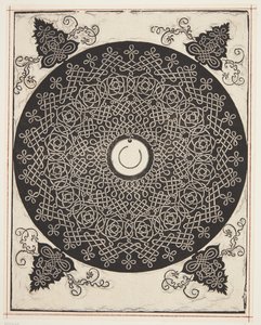 Motif de cordon entrelacé avec médaillon blanc - Albrecht Dürer