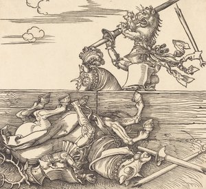 Joute italienne, vers 1516 - Albrecht Dürer