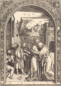 Joachim et Anne à la Porte Dorée - Albrecht Dürer