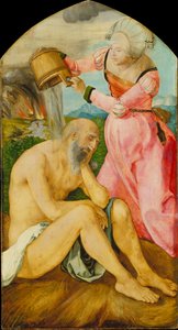 Job sur le tas de fumier - Albrecht Dürer