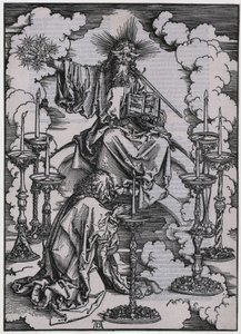 Jean aperçoit les sept chandeliers, Ire figure, feuille 3 de la série « L