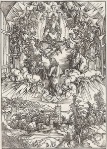 Jean devant Dieu le Père et les anciens, de la série de l