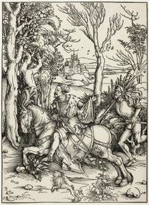 Chevalier et Lansquenet - Albrecht Dürer