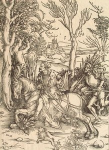Chevalier et Lansquenet, vers 1497 - Albrecht Dürer