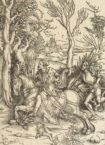Chevalier et Lansquenet - Albrecht Dürer