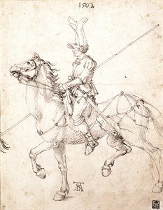 Lancier à cheval, 1502 - Albrecht Dürer